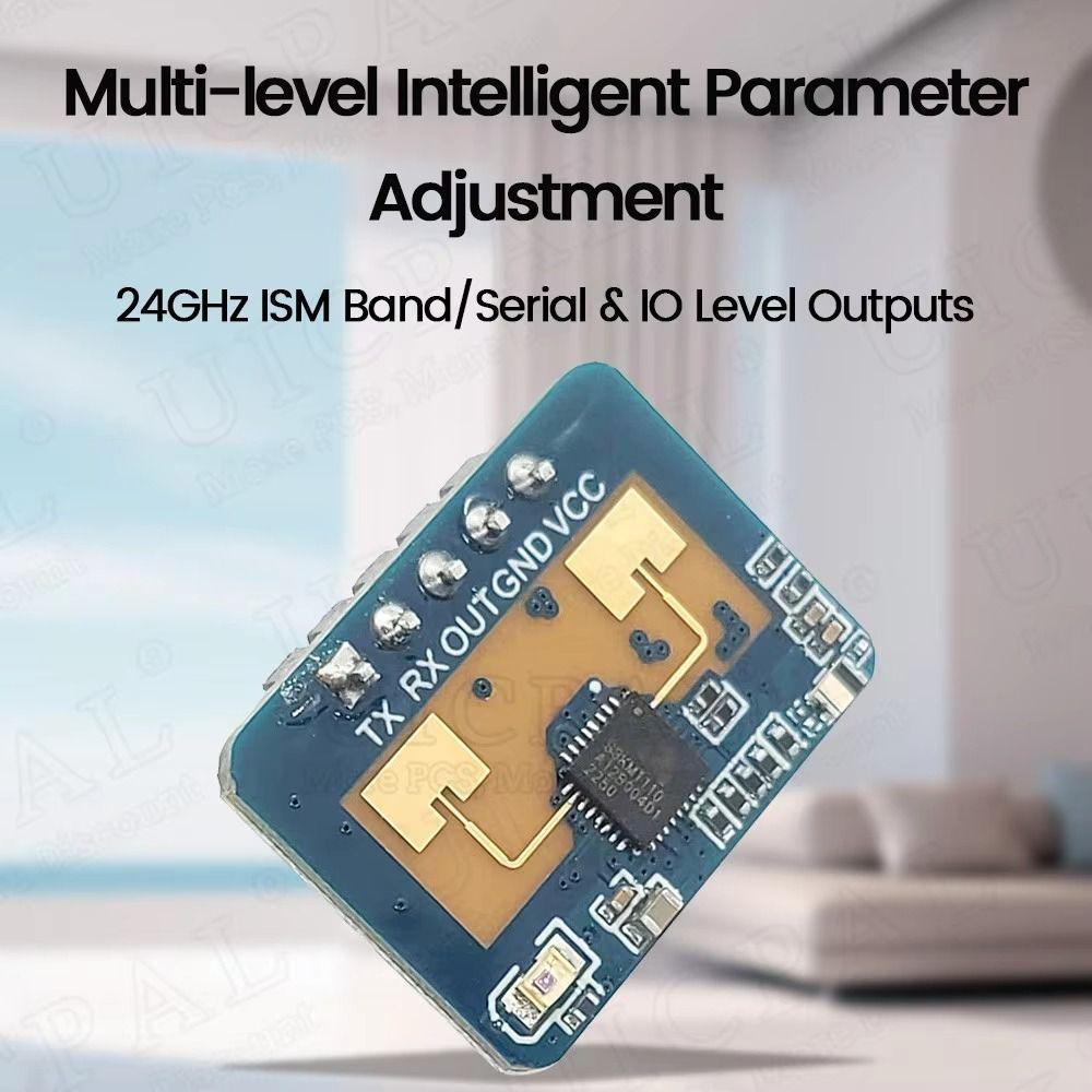 5V Power Supply LD2410C Radar Module Heartbeat Detection Sensor  Smart Home Applications