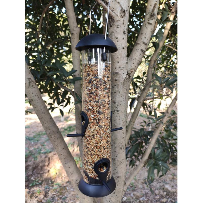 Detachable Bird  Feeder Outdoor Windproof Pet Hanging Case For Dish Water
