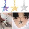 Star Necklace Y2K for Teen Girls Women Starfish Pendant Summer Jewelry Starfish Ocean Sea-Life Necklace Clavicle Chain