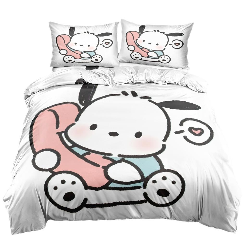 Kinderbettwäsche Dreiteiliges Set 90-120G Schleifgewebe 3D Digitaldruck