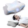Neck Pillow for Back and Side Sleepers, Memory Foam Pillow, Cooling Removable Pillowcase, Breathable, Ergonomic Neck Support