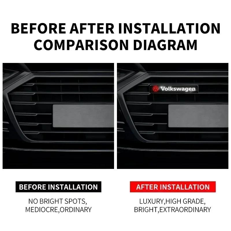 Nová Dekorace Odznak Emblem Mřížky Lampy Stylizace Autodoplňky Pro Volkswagen VW Scirocco Jetta Beetle Golf Passat T