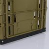 Dulton Folding Shopping Basket 30L Olive CAR Solid Color Foldable Basket Portable Lightweight Height 31cm Width 48cm Depth 28cm "FOR LIFE" V22-0505OV