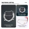 For Benz 3D Emblem Alloy Badge Car Body Side Decal Decoration Sticker Accessories AMG CLA CLS C180 C200 W204 W205 Exclusive A C