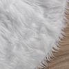 White Plush Christmas Tree Skirt & Floor Mat - 90CM/120CM