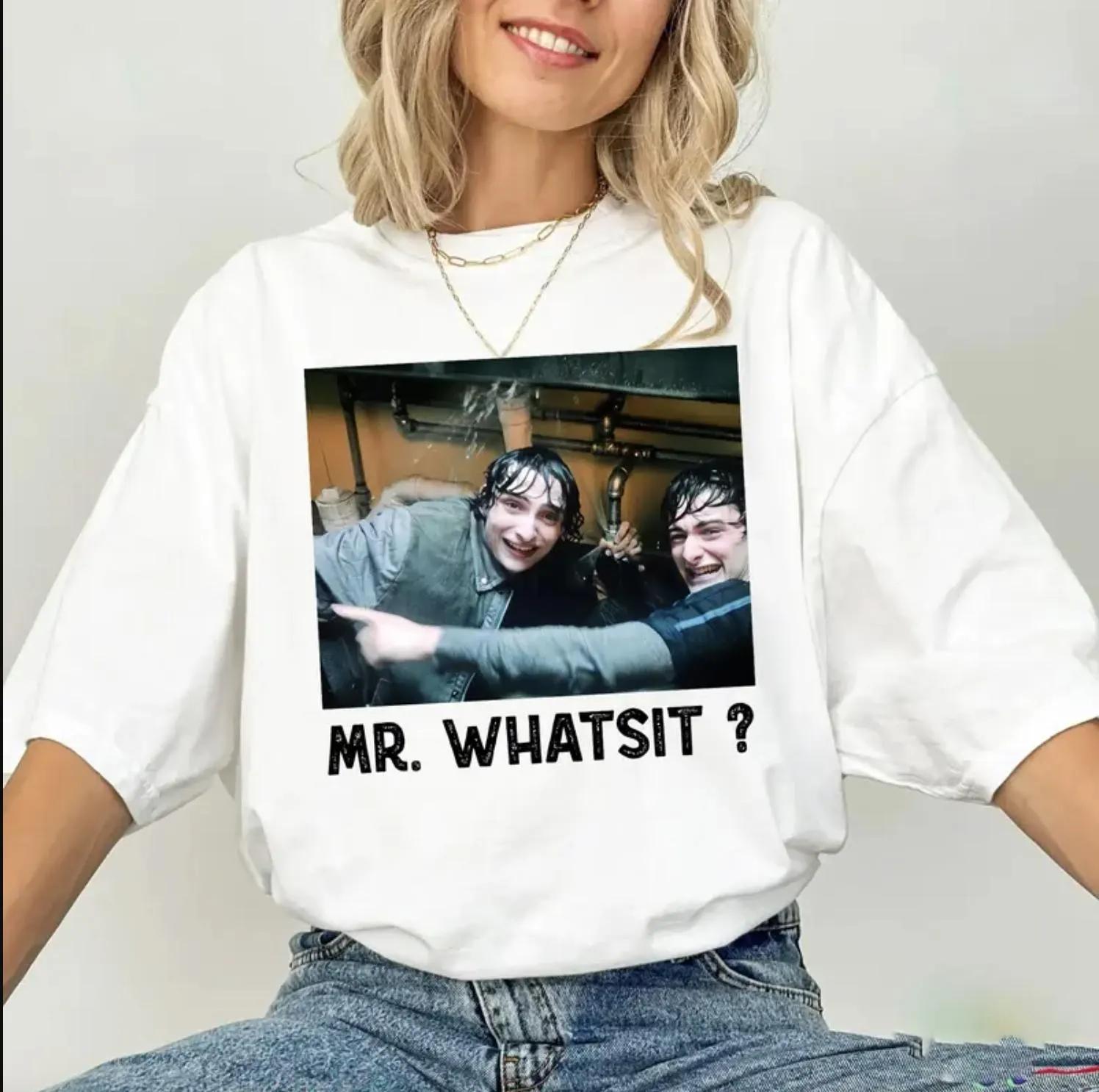 

Funny Mr Whatsit TShirt Retro TV Show Gift Summer Unisexs and Womens Loose and Breathable Tshirt Top S
