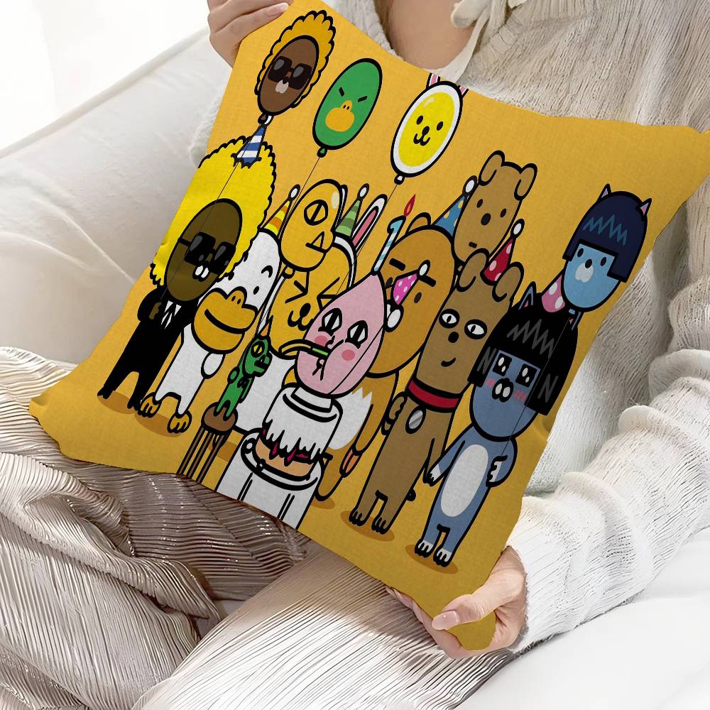 K-KAKAOS FRIENDS Pillowcases Home Bedding Decorative Pillow Cover Wedding Super Soft Pillow Case