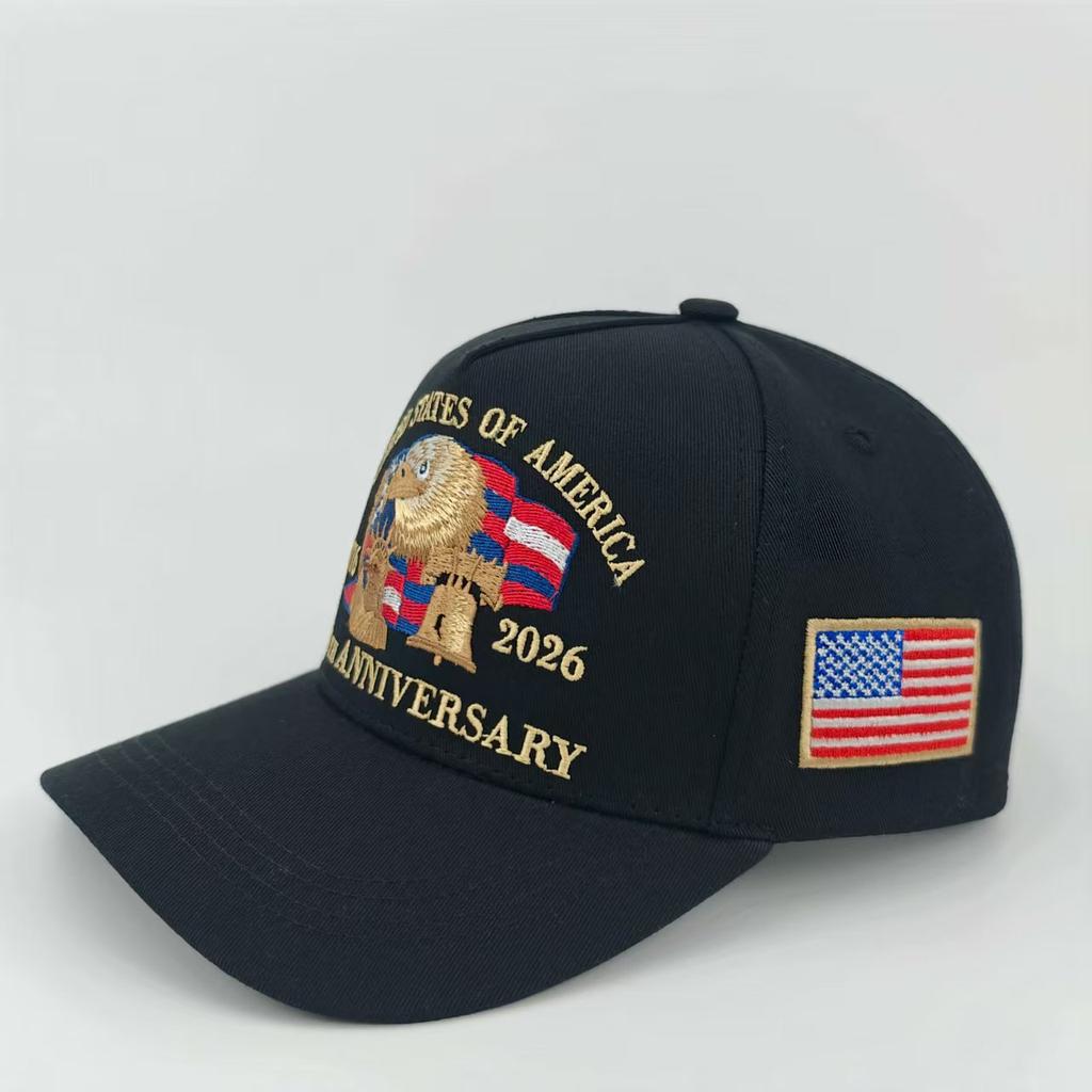 250th Anniversary Hat Baseball Cap Dad Hat Unisex Adjustable Embroidery Hat Outdoor Sun Hat