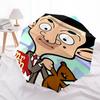 Mr. Bean Themen-Reiseregenschirm - 8 Rippen, Automatisches Öffnen und Schließen, Tragbares faltbares Design, Kompakter und stilvoller Regenschirm für den Außenbereich