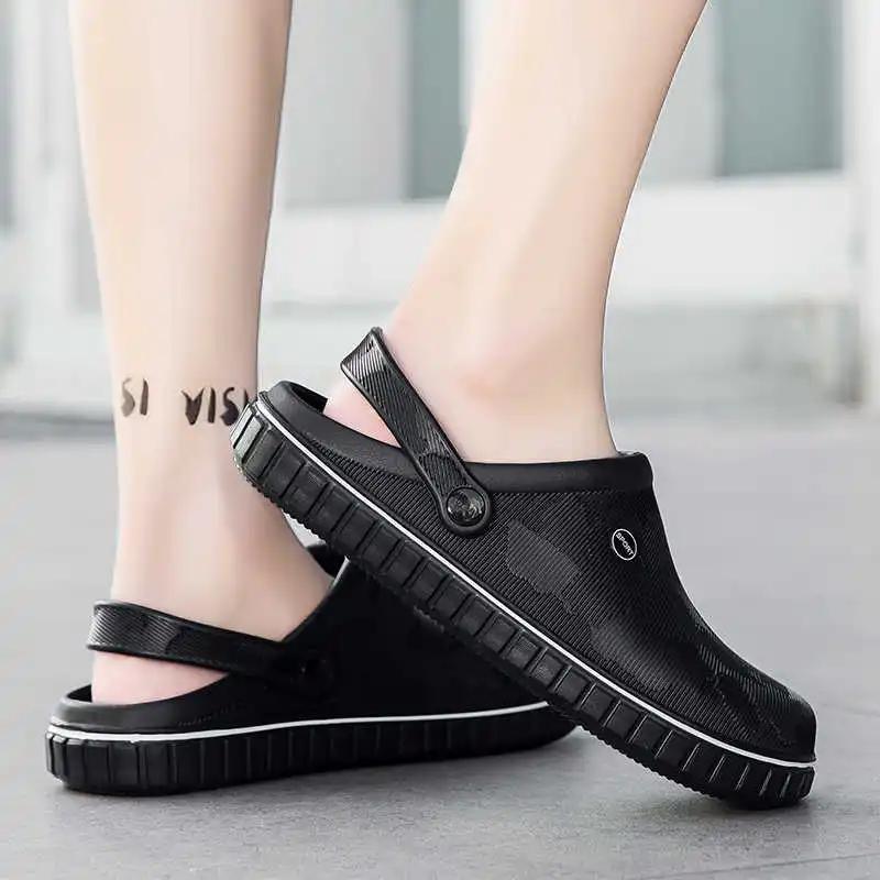 Fashion Plataform Hiphop Shower Slippers For Men Summer Clapper Shoes Beach Sandals Men Sneakers Sports Hospitality Fashion-man