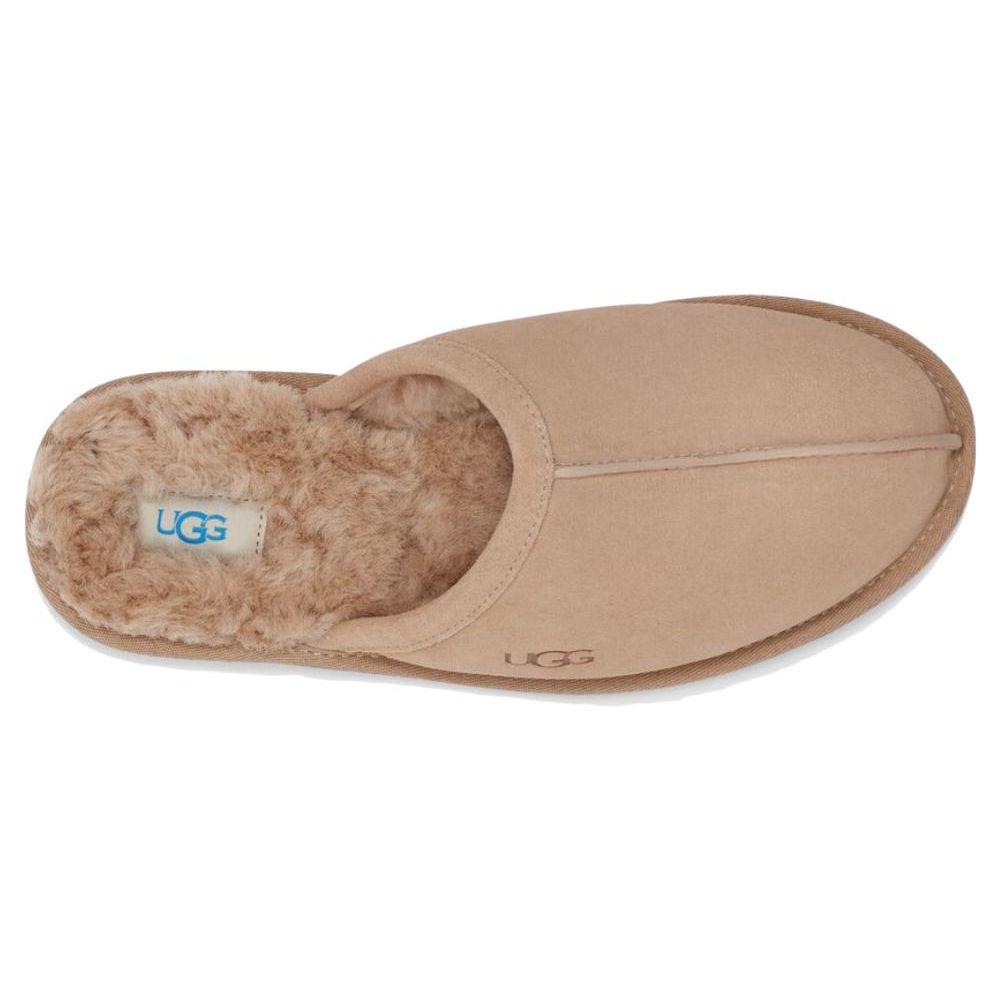 UGG Scuff Slipper Suede Plush Fashion Slippers Men slippers Beige 1101111-SAN
