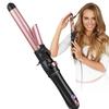 Professional-Grade Auto-Rotating Rapid Heating Ceramic Glazed Curling Iron with Digital LCD Display