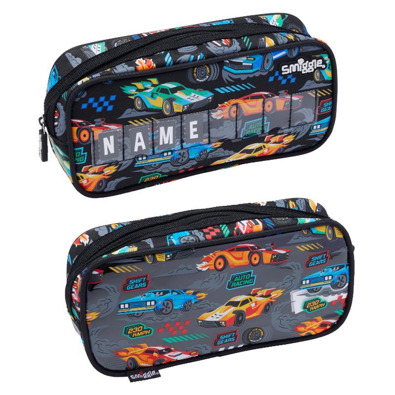 Zaino Smiggle Cartoon per Studenti delle Elementari con Porta-Nome e Trolley