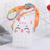 Neue Mädchen Blase Handtasche Prinzessin Geldbörse Weiche Silikon Umhängetasche Kinder Nette Katze Cartoon Rucksack Stressabbau Spielzeug Schulter Tasche