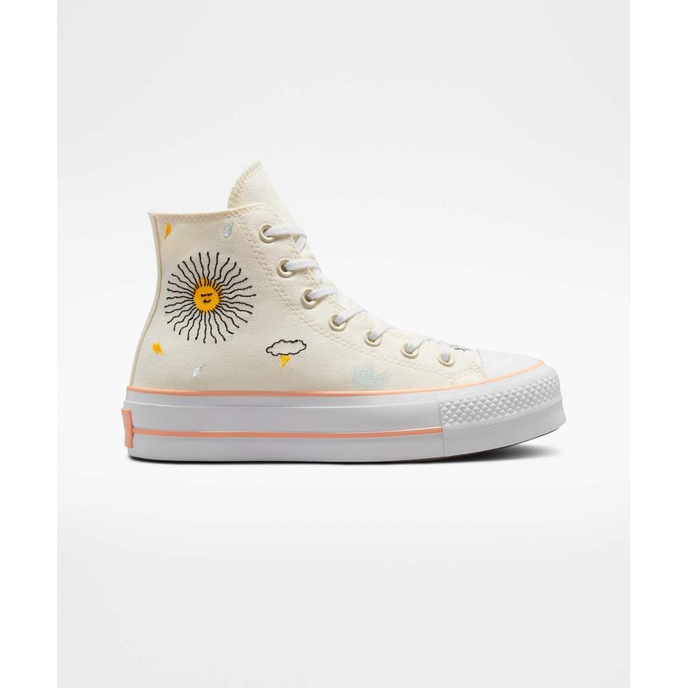 

CONVERSE Chuck Taylor All Star Lift Egglet с цветочной вышивкой A03516C