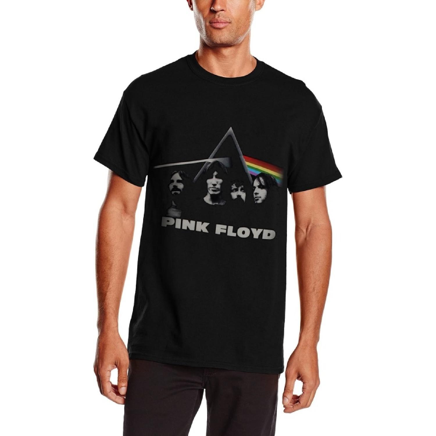 Pink Floyd Unisex Dark Side of The Moon T-Shirt - Black_Multi-Colour - Small S