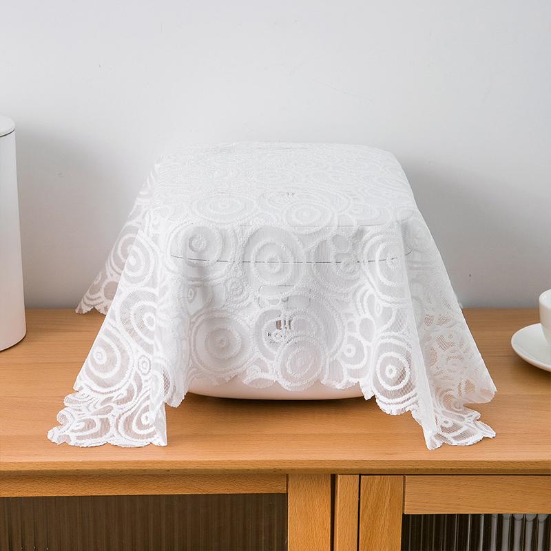 Universal Rice Cooker Dust Cover Air Fryer Cover Lace Rice Pot Cover Kitchen Electric Pressure Cooker Protector Dustproof Cover