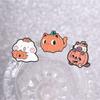Halloween Cat Ghost Badge Pumpkin Kitten Enamel Pins Spooky Jack‑o‑Lantern Brooch Cute Creepy Punk Accessories Decor Gift