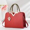 Trendy Stylish Fixed Shape Ladies Handbag, Roomy Versatile Multiway Shoulder Crossbody Bag For Daily Shopping Commute