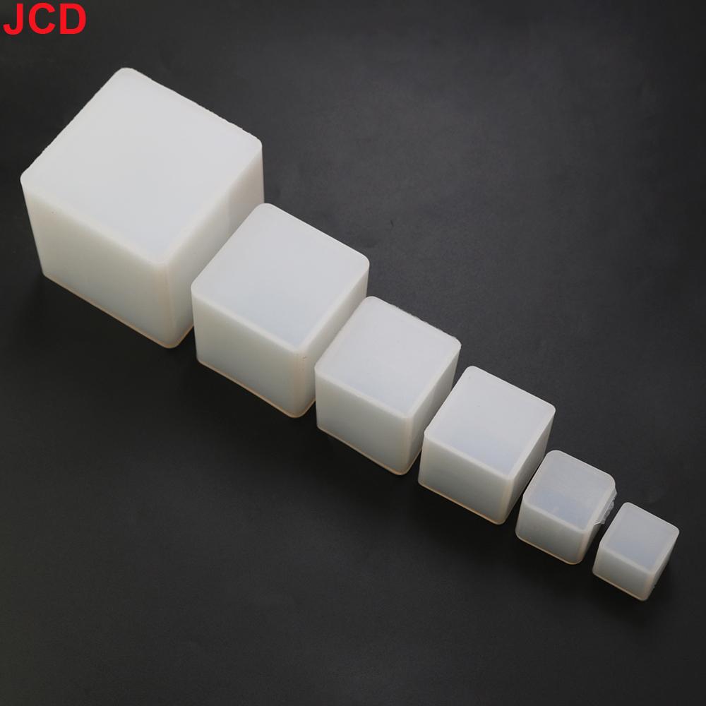 JCD 1pcs DIY Silicone Pendant Mold Jewelry Making Cube UV Epoxy Resin Mold Casting Mould Craft Jewelry Tools New