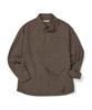 WEST GRAND BOULEVARD Noble One-Pocket Check Shirt Dark Brown