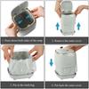 Double-layer Design Desktop Trash Can Press Open Lid Mini Waste Bin Kitchen Waste Basket  Study
