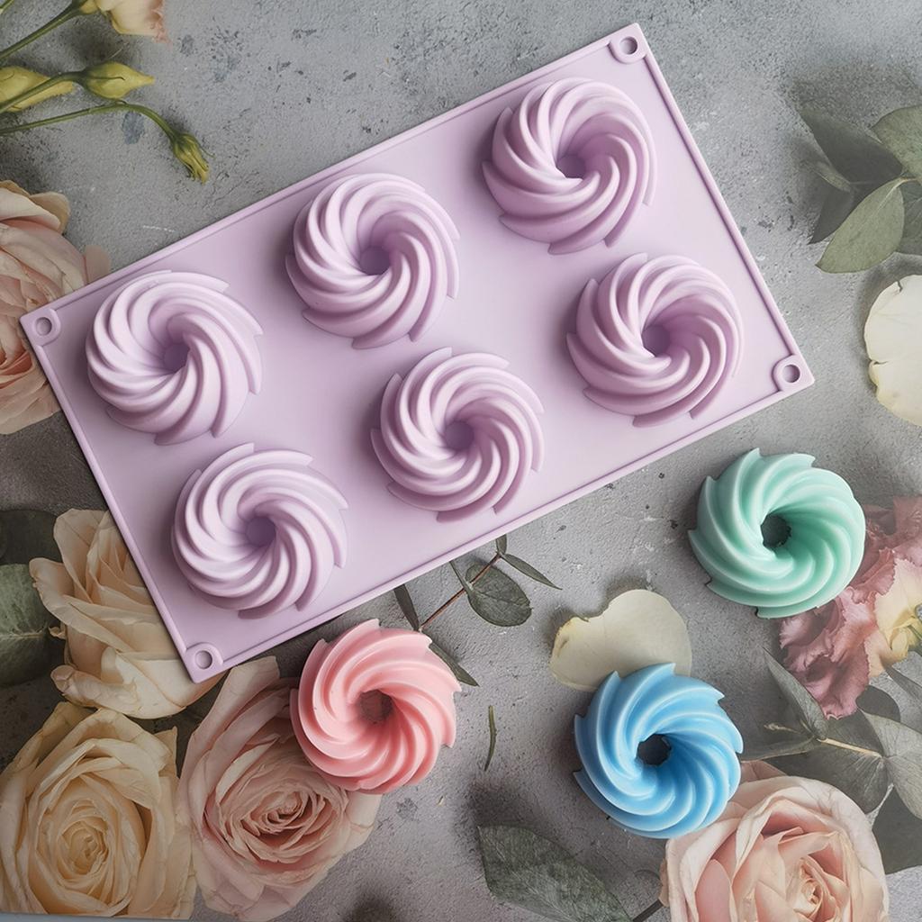 Mousse Mould Silicone Cake Molds Spiral Shaped Perfect Gift for DIY Baking Lover