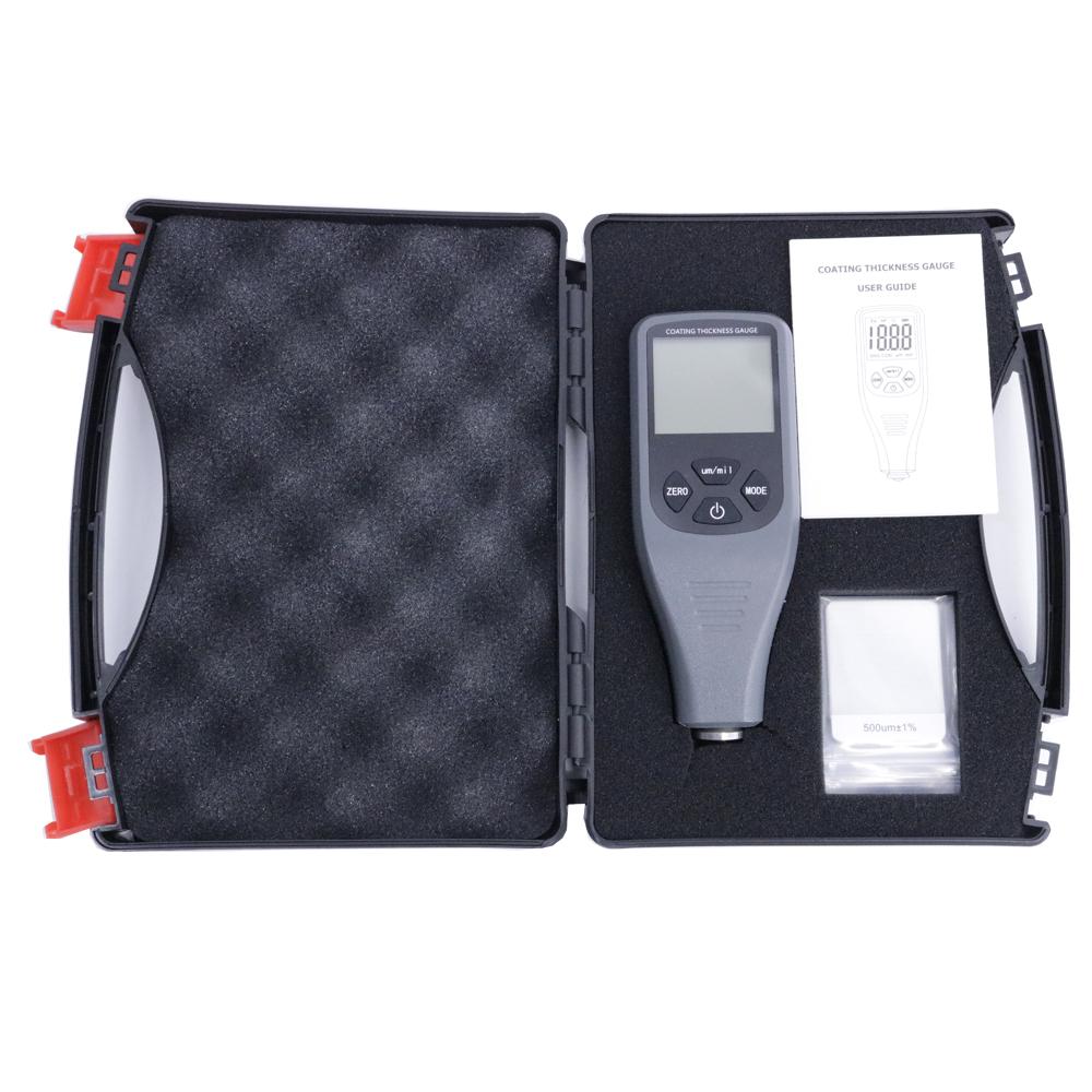 TC-200 Portable Digital Car Paint Thickness Meter Built-in Black Light Ultrasonic Gauges Paint Coating Detection TC200 0~1300um