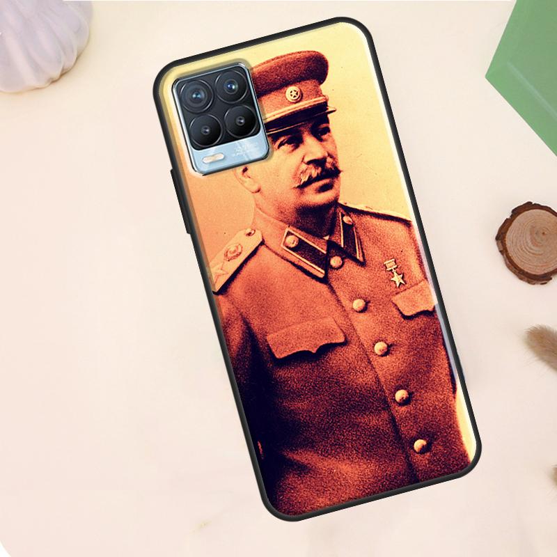 Russian Commander Stalin Case For Realme C75 C63 C61 C55 C51 C53 C35 C65 C67 C71 11 12 13 14 15 Pro Plus GT6 GT7 Pro