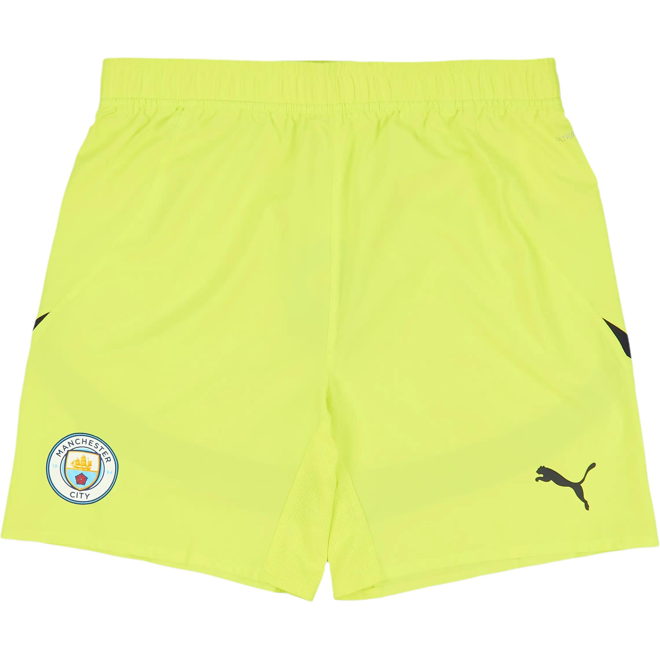 

Puma Manchester City 2024-25 Season Player Edition Away Mid-Rise Elastic Football Pants Men bottoms 775112-10 L