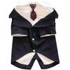 Elegant Pet Dog Suit Coat Puppy Wedding Suit Fake Two Pieces Cute Puppy Suit with Tie Dog Costume for Small Medium Large Dogs