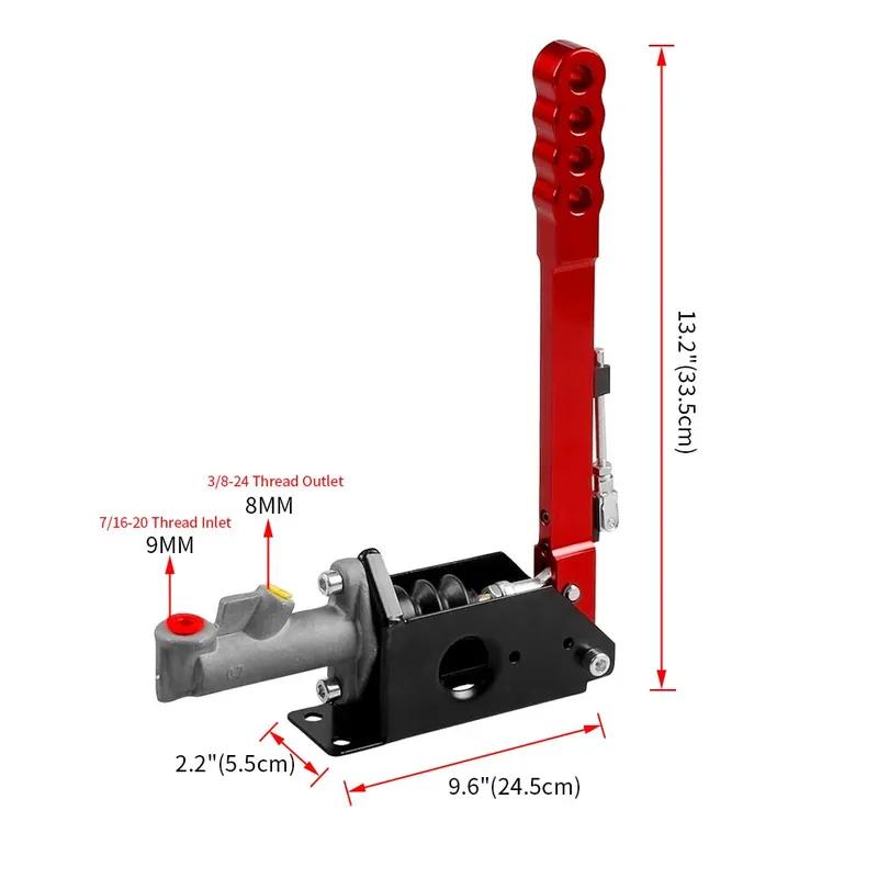 335mm Rennsport Vertikale Drift Handbremse Universell Aluminium Auto Hydraulische Handbremse Für Volkswagen / Jeep Wrangler Autozubehör