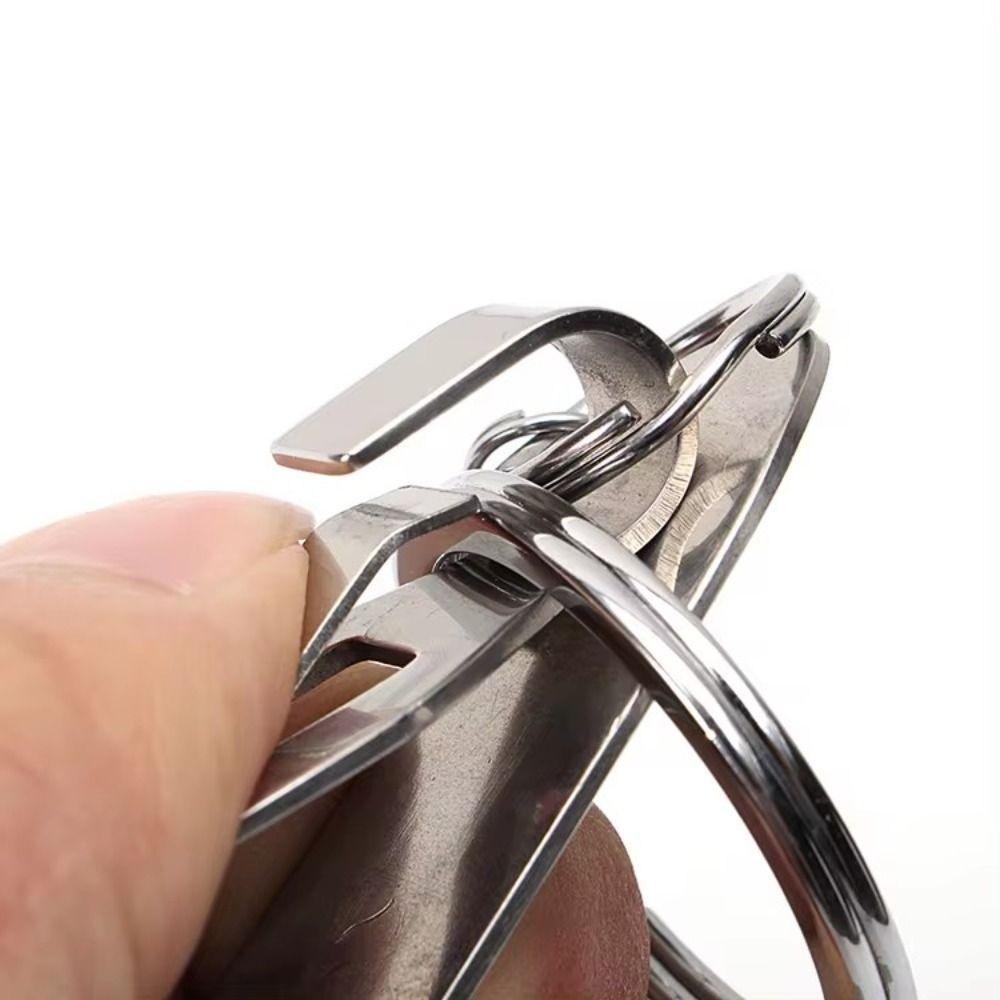 Heavy Duty Belt Keychain Quick Release Belt Key Holder Stainless Steel Keyring  Jewelry Hooks
