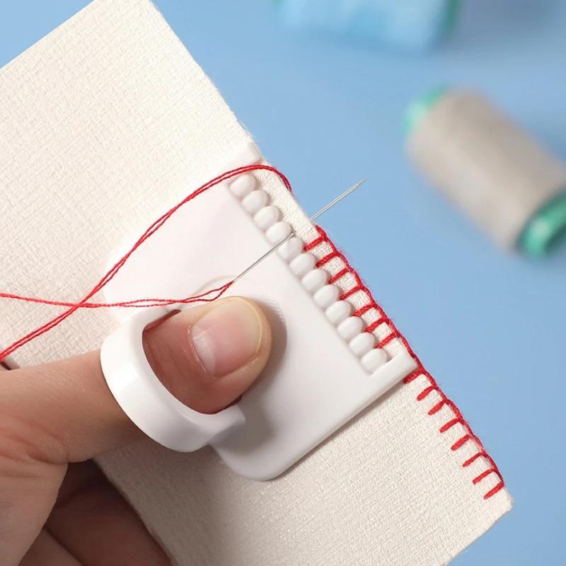 2pcs Multi-Function Sewing Thread Lockstitch Tool Handmade DIY Sewing Template Assistant Mending Household Hemming Helper