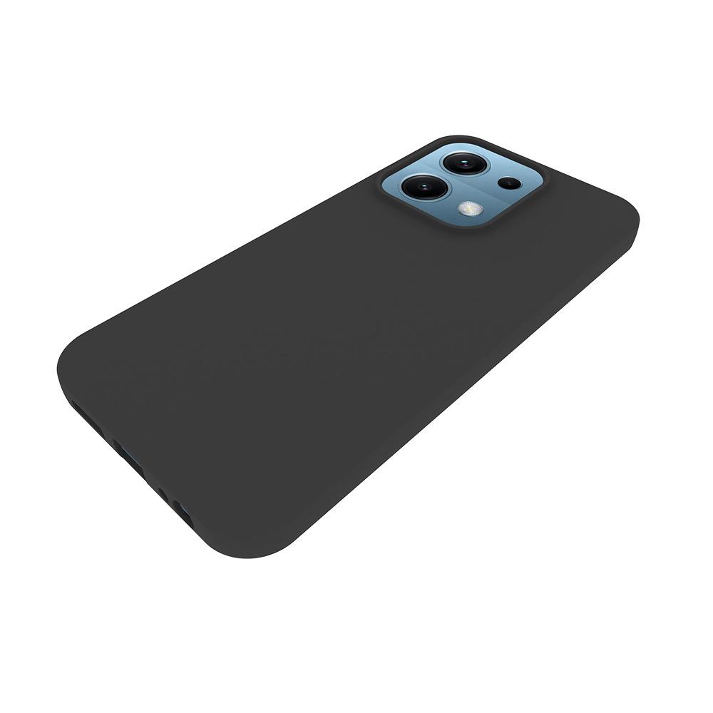 For Xiaomi Redmi 15C 5G TPU Case WANLONFENG MS Series Matte Back Cover with Tempered Glass (Big Hole Lens)