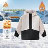 2025 Boys' Hooded Colorblock Down Jacket