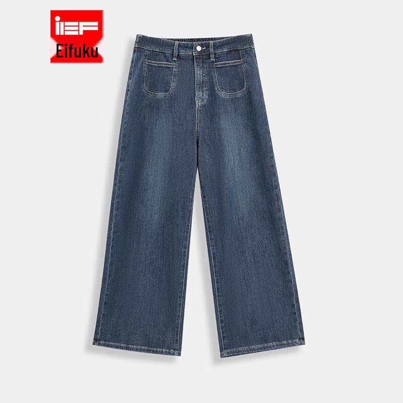 

IEF 2025 Autumn Denim Wide-Leg Pants L