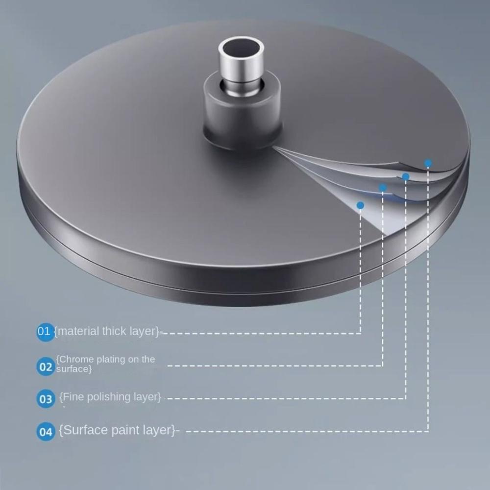 With Filter Top Spray Shower Head High Pressure Shower Nozzle Top Rain Shower Heads  Bathtub