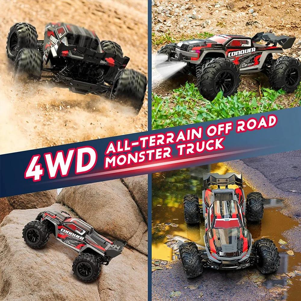 1:16 4WD Brushless RC Car 80KM/H High Speed, Off-Road 4x4 Drift Racing Truck for Adults & Kids