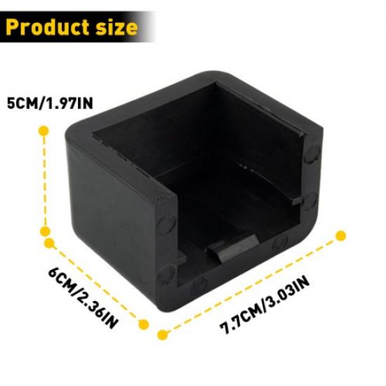 1x Bumper Hood Rest Bushing Black 13-04711 For 01-2007 2000 Peterbilt 379 Trucks
