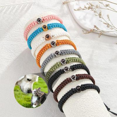 100 Languages Custom Color Photo Projection Bracelet - Unisex Gift