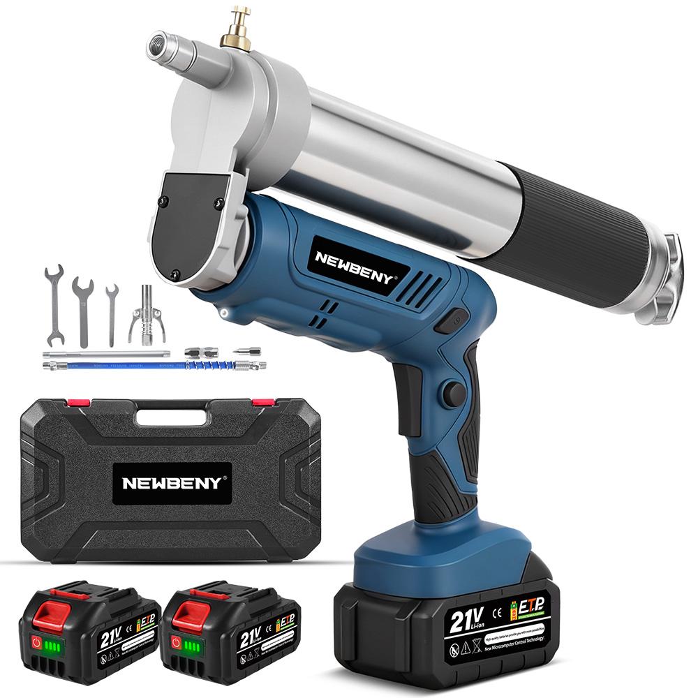 Newbeny 14000PSL 96Mpa Elektrisk Fettpress Högtryck Bil Smörjolja Bilunderhållsverktyg För makita 18v batteri pinne