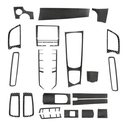 Voor Porsche Panamera 970 Koolstofvezel Sticker Schakelpook Console Frame Decoratieve Afdekking Sierstrips Auto Accessoires Auto Styling