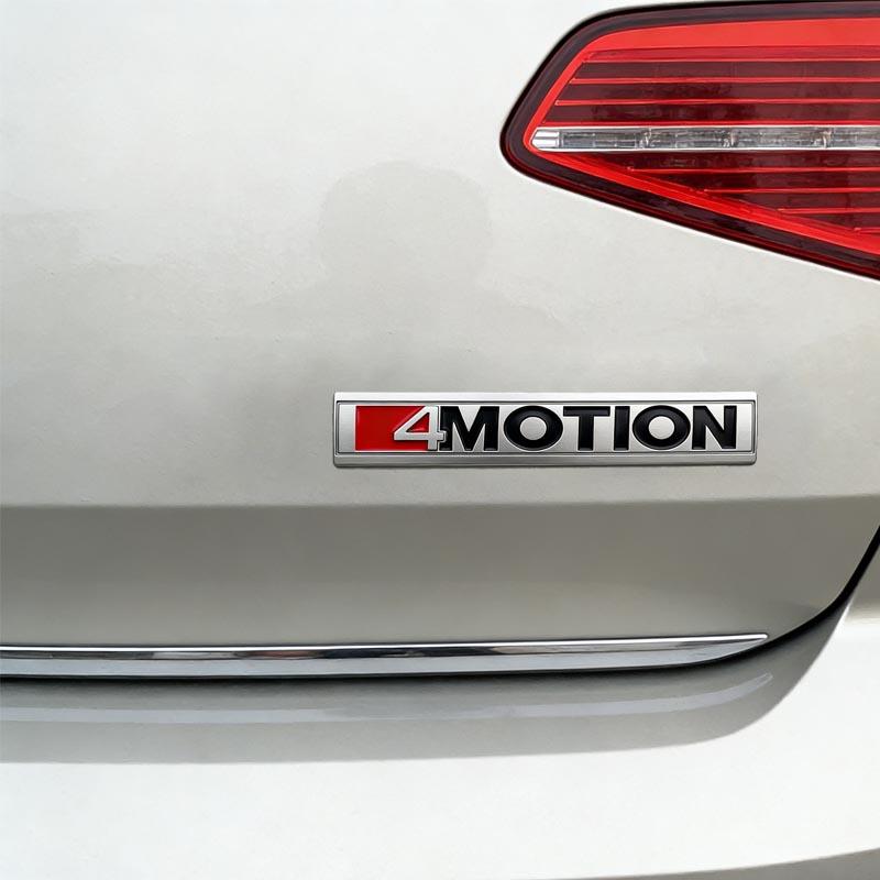 3D Metal 4MOTION Decorative Sticker For VW Passat Tanyue Golf Car Modification Parts Zf7
