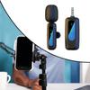 Lavalier Microphone with Receiver Lapel Mic for Vlog Video Recording Speaker