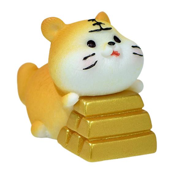 Buy Fashion Resin Hand Printed Exquisite Tiger Figurine Colorfast Hand