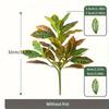 Creative 24cm/32cm Artificial Plant Green&Yellow Photo Props Simulation Plant Desktop Ornament Faux Plant Home Decoration