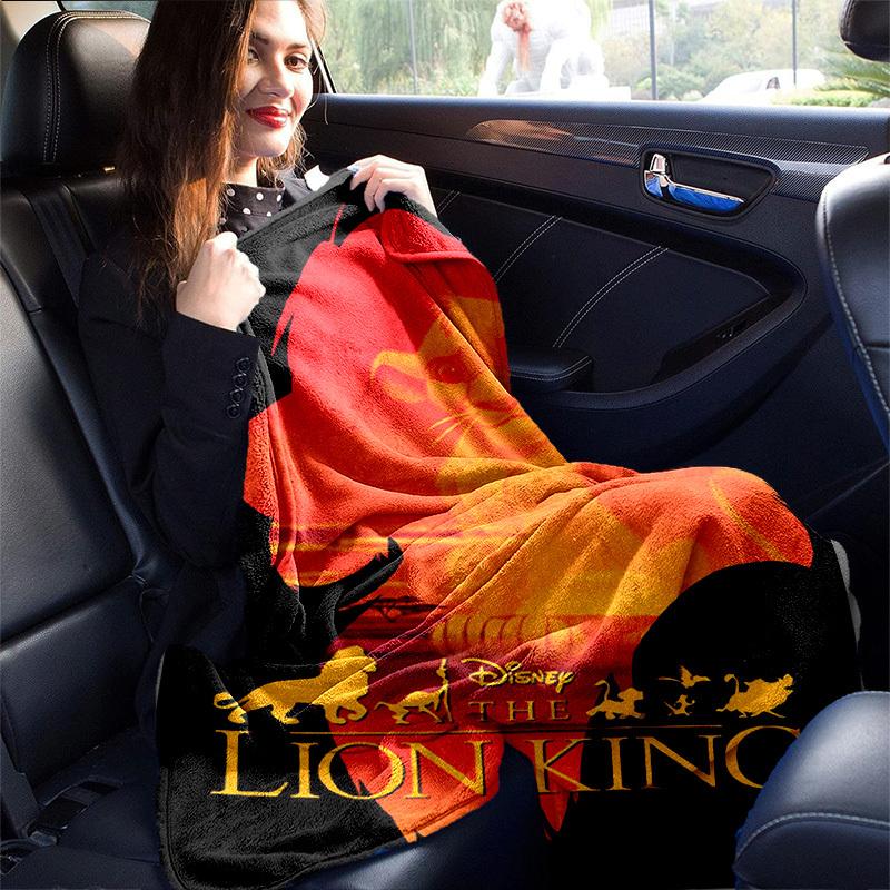 1pc, Lion King Home Decor Blanket: A Perfect Gift for Your Bedroom, Living Room, or Outdoor, Flannel Throw Blanket, Ideal for Couches