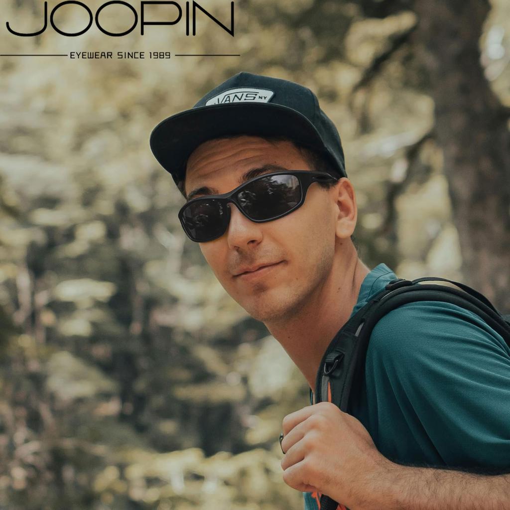 Joopin Sports Sunglasses Polarized UV400 Driving Fishing Cycling Baseball Golf Lightweight Matte Black Women's