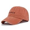 Duck Tongue Hat Chance Letter Embroidered Baseball Hat Washed Old Sun Visor Hat